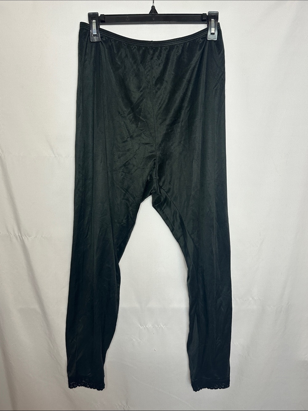 CUDDL DUDS | Black Full-Length Thermal Pants Sleep Pants, Size 1X